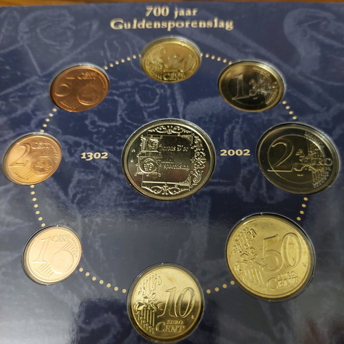 Belgium Euro FDC 2002 new, in triptych case