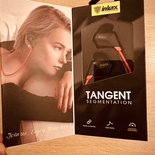 Inkax HP-03 Bluetooth Handsfree Black-Red like new