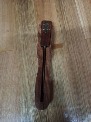 Decorative paper cutter used with wooden handle and nautical theme