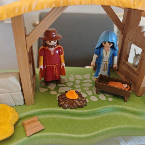 Playmobil nativity set like new