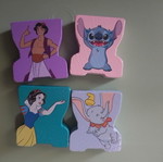 Disney wooden figures set used