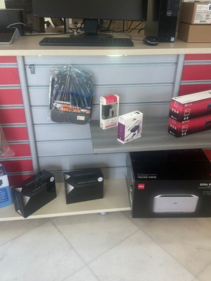 Store Display Furniture like new, double-sided with counter