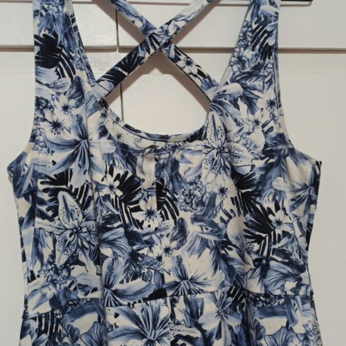 HM summer dress with flowers size large /40, like new