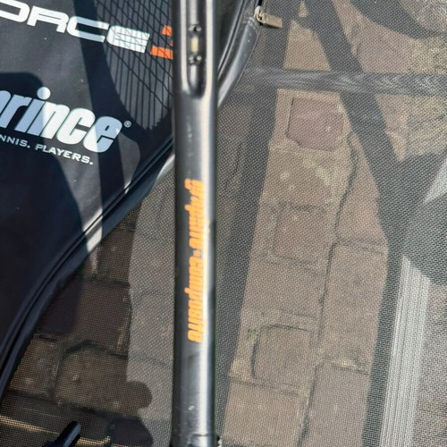 Prince tennis racket black 370g grip L3