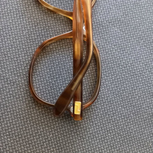 Loda vintage handmade eyeglass frame new, soft brown