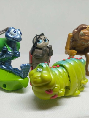 Bugs Life McDonald's Zouzounia figures set of 4 like new