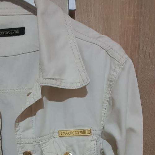 Roberto Cavalli women's jacket used, size M, beige