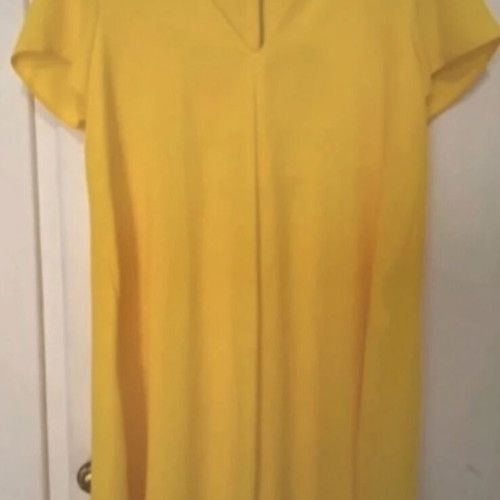 Zara yellow short A-line dress like new