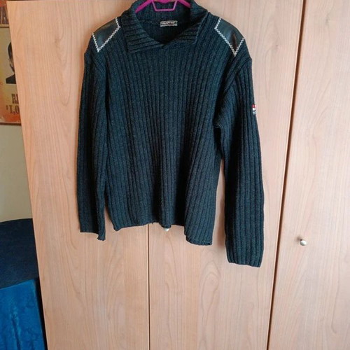 Martini knitted men's sweater XL used, black