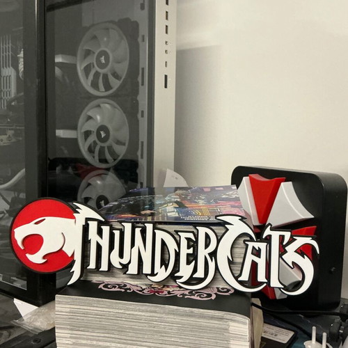 Thundercats logo large decorative item, new, PLA material