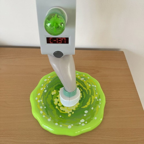 Portal Gun lamp used, Rick and Morty official licensed