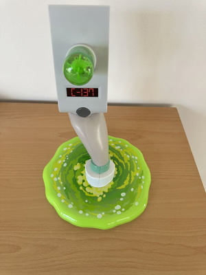 Portal Gun lamp used, Rick and Morty official licensed