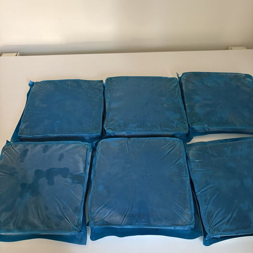 Ice Packs set of 6 used for fridge, beach, camping, delivery
