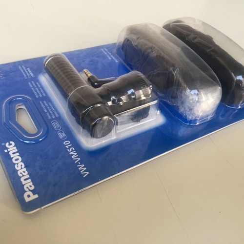 Panasonic VW-VMS10E Stereo Condenser Microphone 3.5mm Shock Mounted New