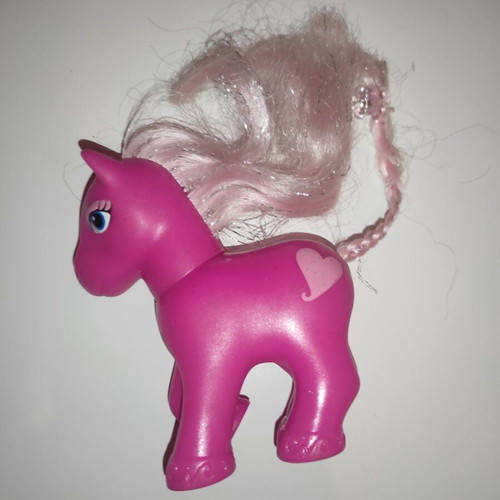Pink pony figure used