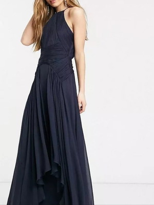 Βραδινό φόρεμα Assos καινούργιο, μπλε, αρχαιοελληνικό στυλ