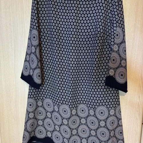 Dress used size M 38 10 white and blue