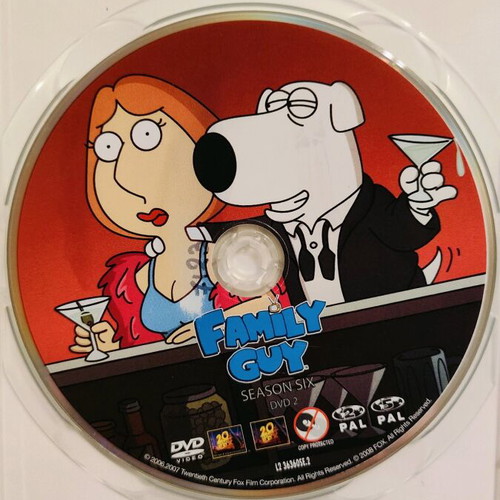 Family Guy Season Six DVD used, 13 episodes with Greek subtitles