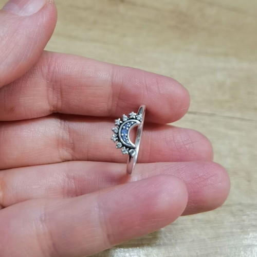 Silver ring 16 mm diameter, 925 hallmark