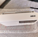 Akai ραδιόφωνο παγκόσμιου λήψης με ρολόι και ξυπνητήρι καινούργιο