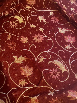 Sofa throw set like new, 3 pieces with dimensions