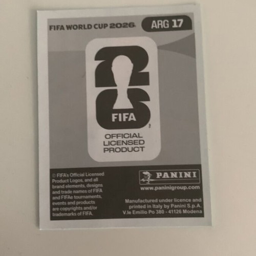 Lionel Messi authentic sticker with choice gift