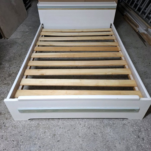 Double bed used with mattress 150x222 cm