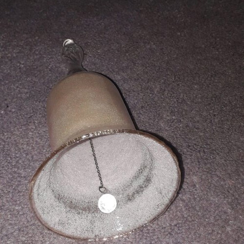 Decorative glass bell like new