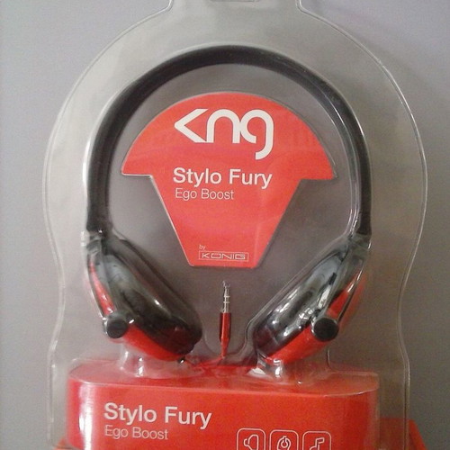 KONIG Stylo Fury wired headphones with 3.5mm stereo jack