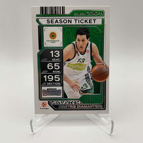 Season Ticket Card 2025-26 Contenders Euroleague Basketball Dimitris Diamantidis like new