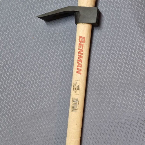 Adze new with wooden handle