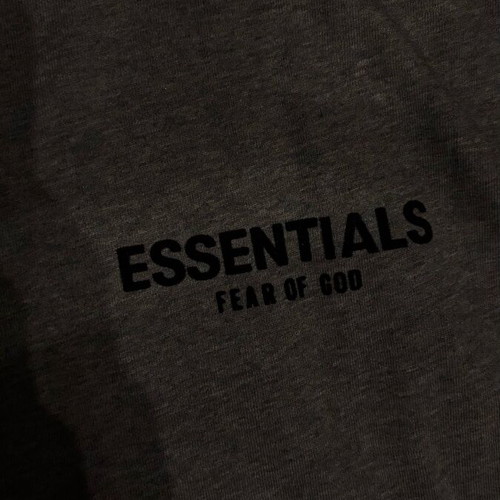 Essentials Fear of God light grey crewneck T-shirt, size S