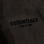 Essentials Fear of God light grey crewneck T-shirt, size S