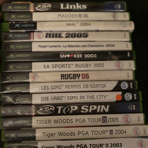 Xbox classic games lot, 14 titles