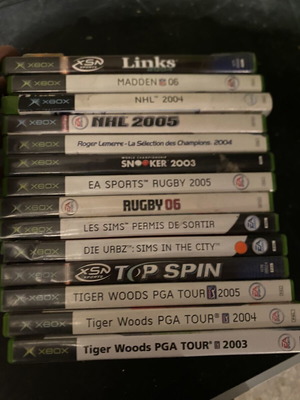 Xbox classic games lot, 14 titles