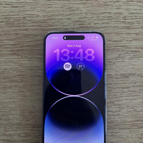iPhone 14 Pro Max Deep Purple 128GB like new