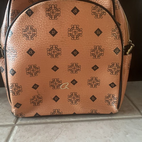 Axel backpack, brown with small imperfections
