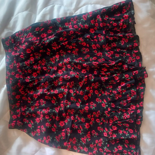 Two short summer skirts like new, floral design, size M