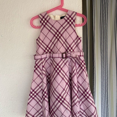 Burberry dress used pink-purple for 3 years old