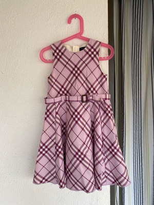 Burberry dress used pink-purple for 3 years old