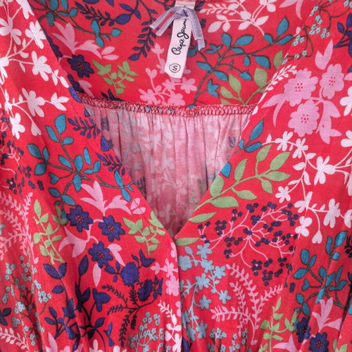 Pepe Jeans dress like new, red, size S with side straps