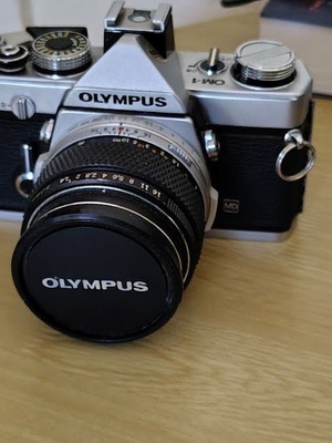Olympus OM-1 MD με φακό Zuiko Auto-S MC 1:1.4 f=50mm μεταχειρισμένο