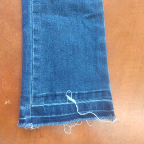 Jeans bell-bottom pants used, blue, Orchestra, 122 cm, 7 years old