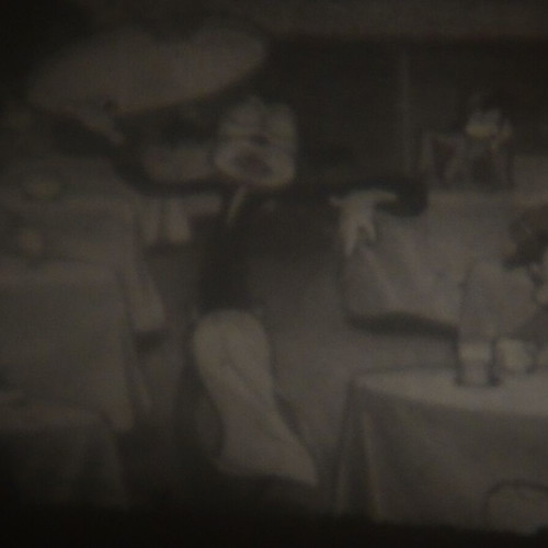 9.5mm film used, silent, Betty Boop cartoon "I Heard"