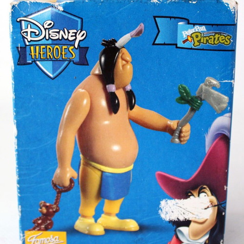 Disney Heroes Peter Pan Pirates Indian figure Famosa Spain new sealed