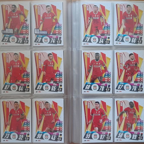 Champions League 2020-2021 Match Attax album with 422 cards like new