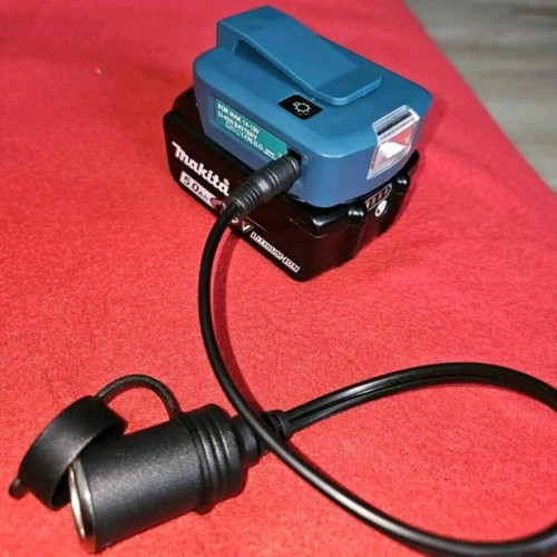 Led flashlight for Makita batteries new with two USB ports