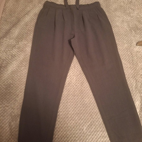 Women's gray paperbag pants like new, size XXL