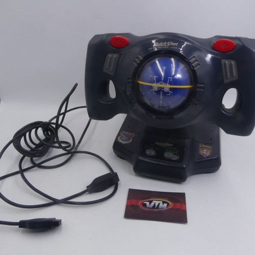 QuickShot AeroAce 5 Deluxe Joystick used, QS-151 Flight Simulator