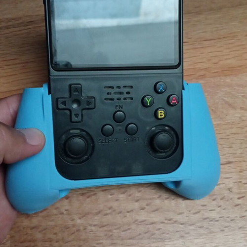 R36s blue case for handheld console, 3D printed, new